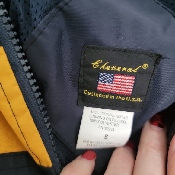 UNITED STATES NAVAL ACADEMY NAVY EMBROIDERED RAIN SPRING JACKET SIZE SMALL - Picture 8 of 11